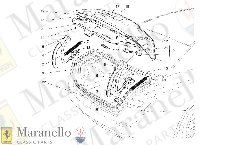 09.21 - 1 REAR LID       Not available with Power