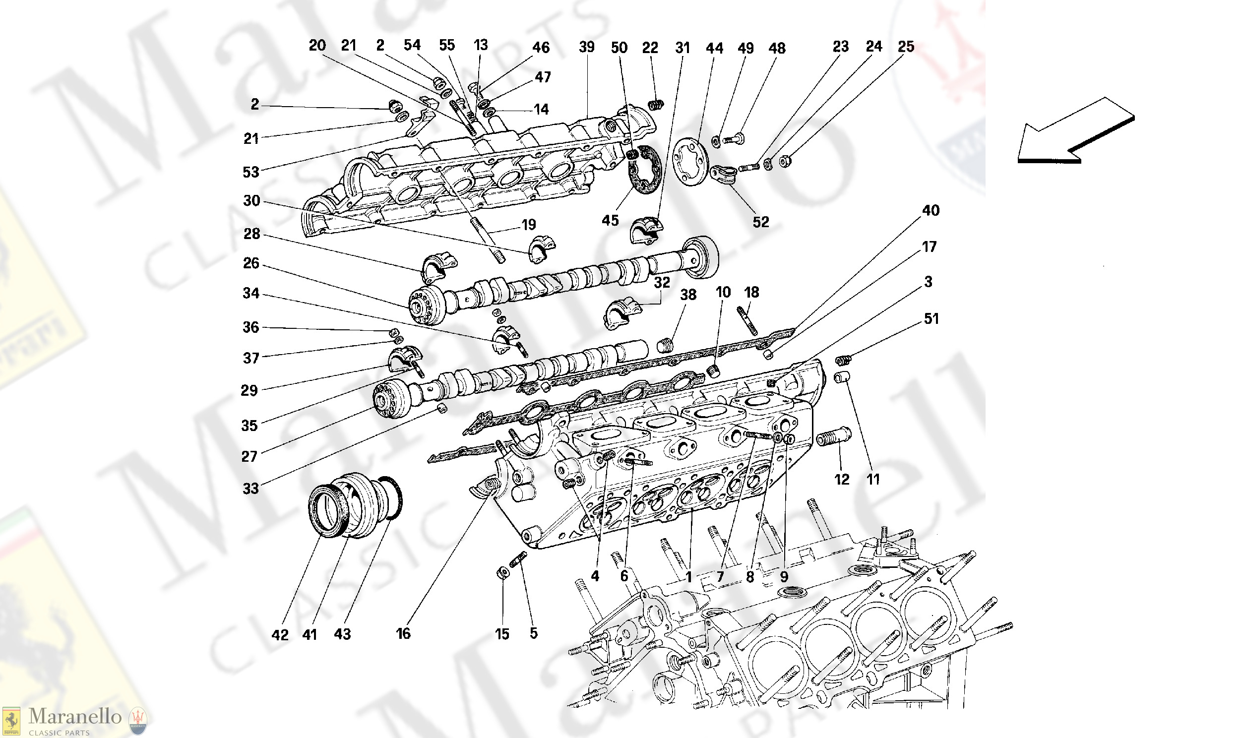 003 - R.H. CYLINDER HEAD