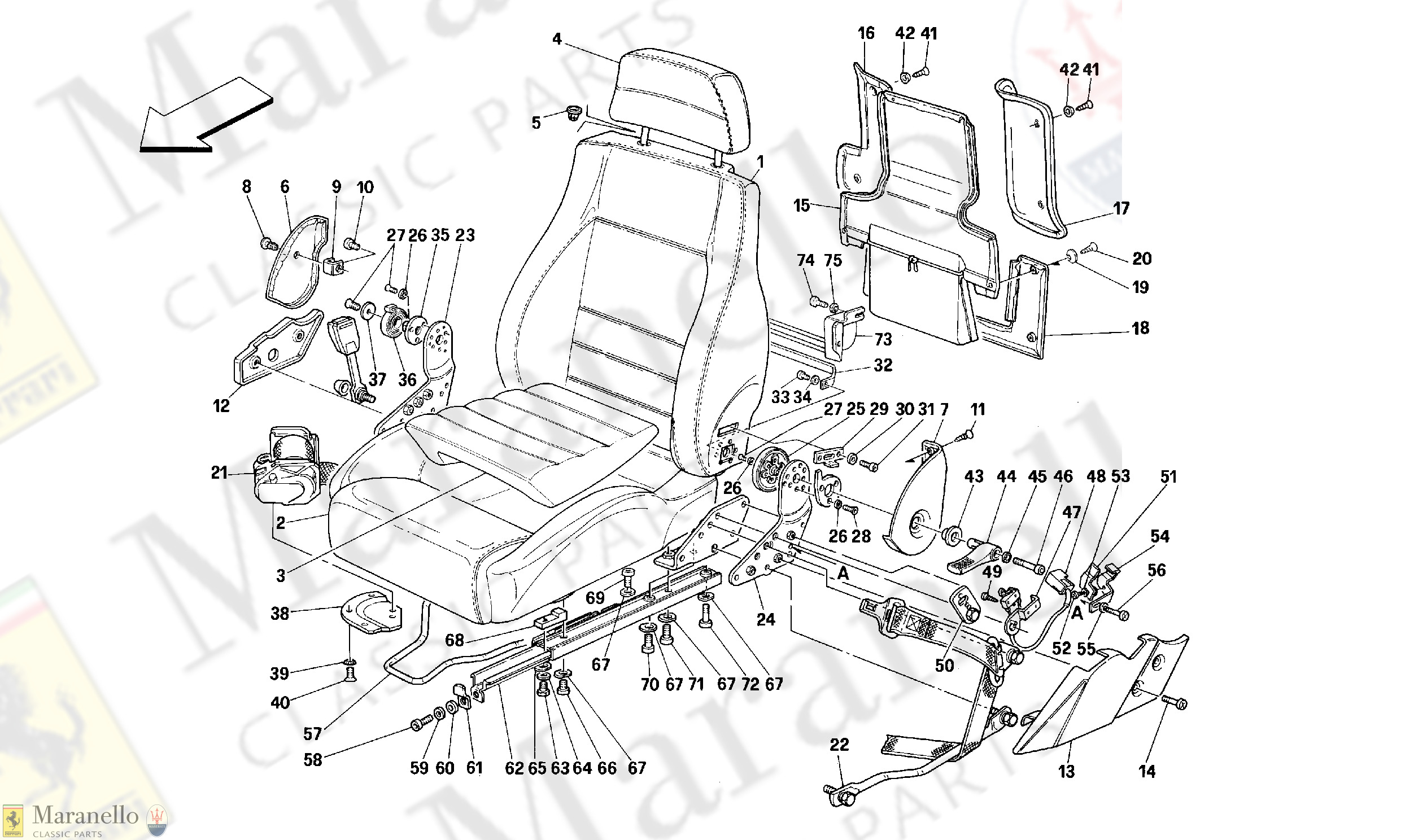 128 - SEATS AND SAFETY BELTS -Valid for USA-