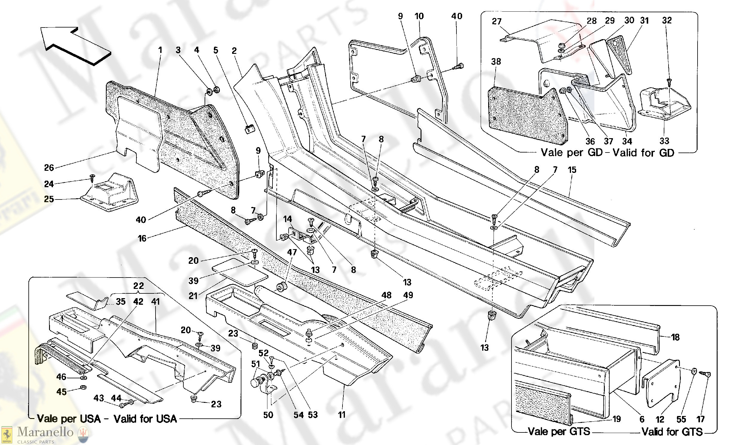 131 - TUNNEL - FRAMEWORK AND TRIMS