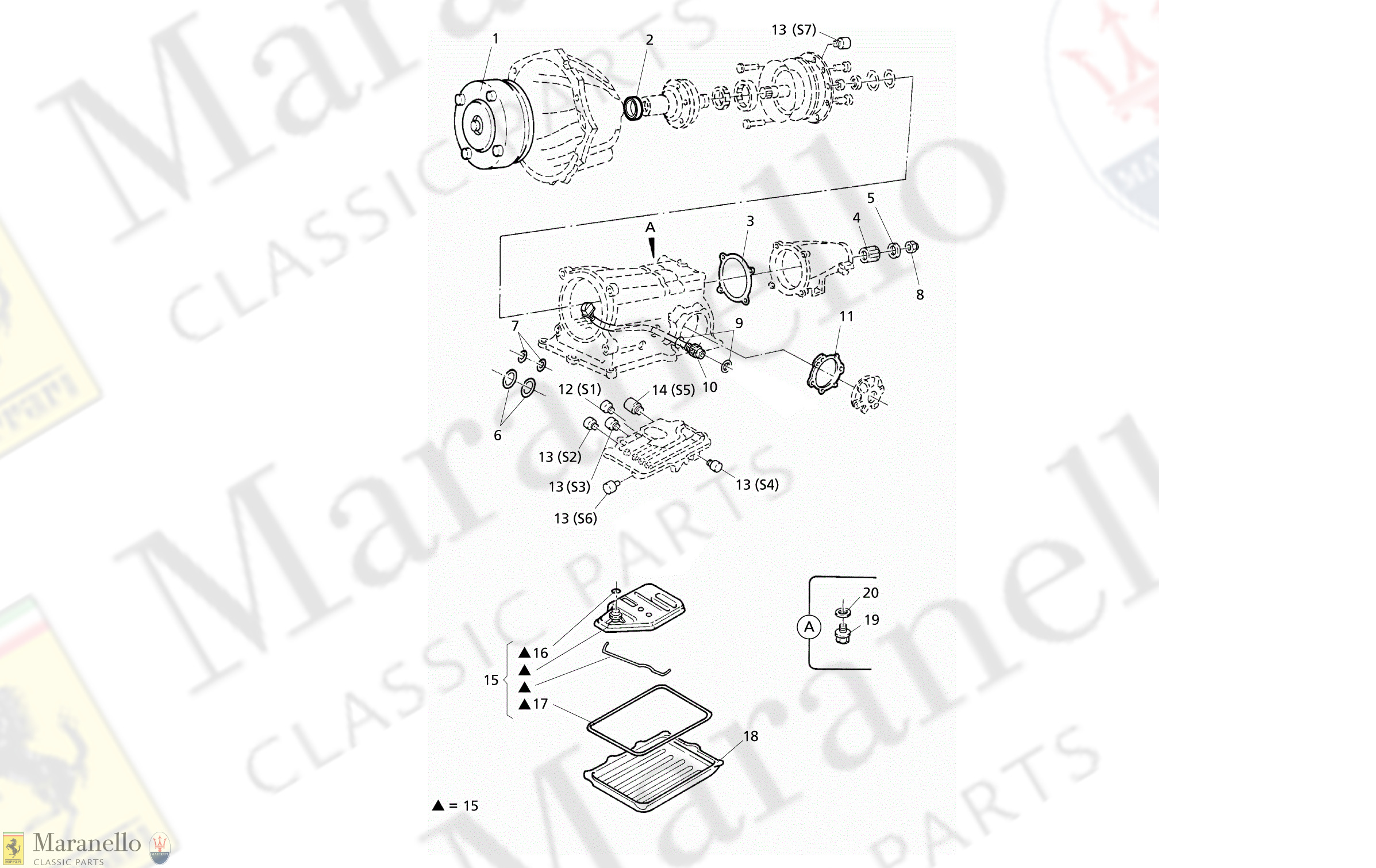 C 28.2 - C 282 - Automatic Transmission - Internal Parts