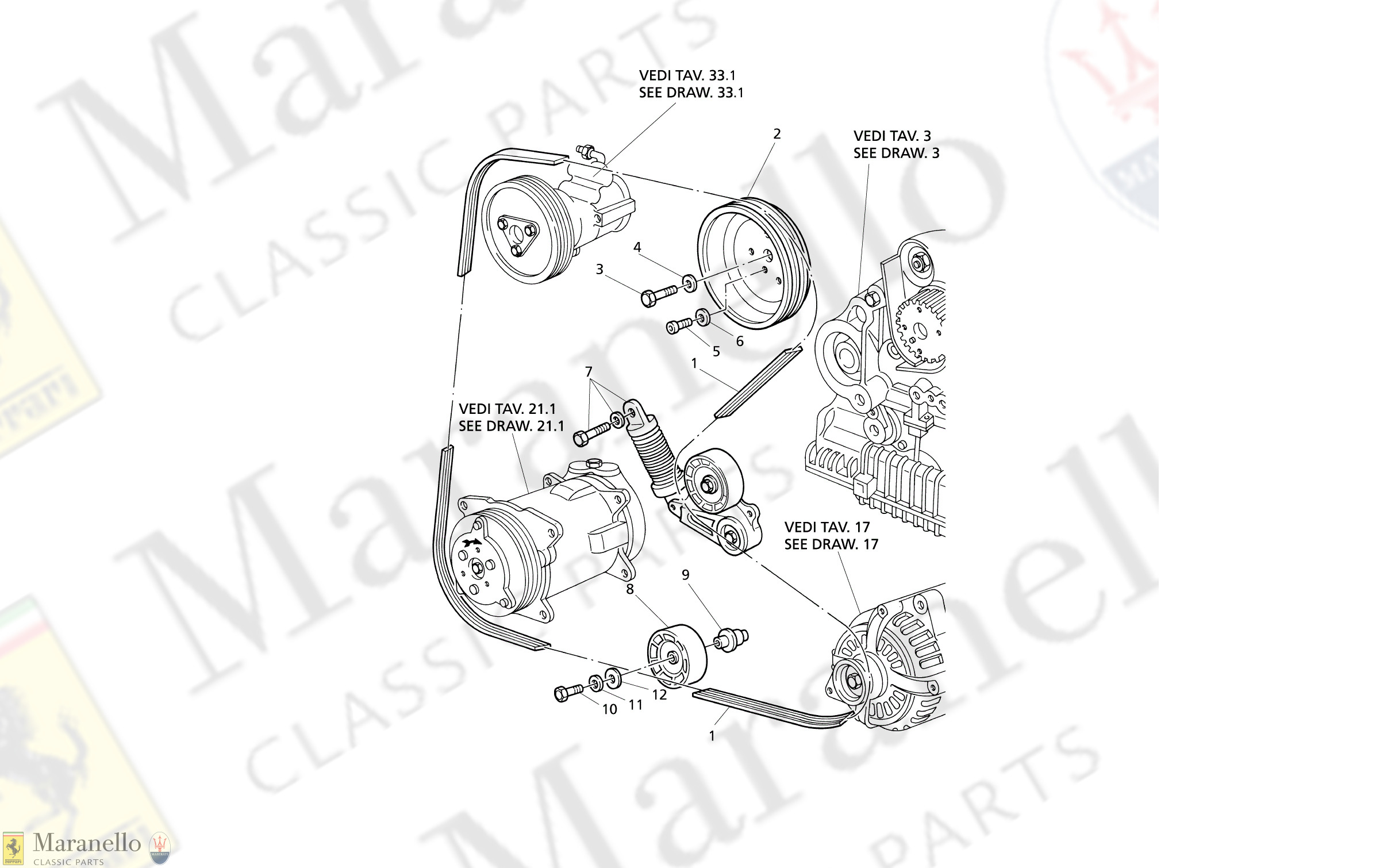 C 9 - Poly-V Belt System