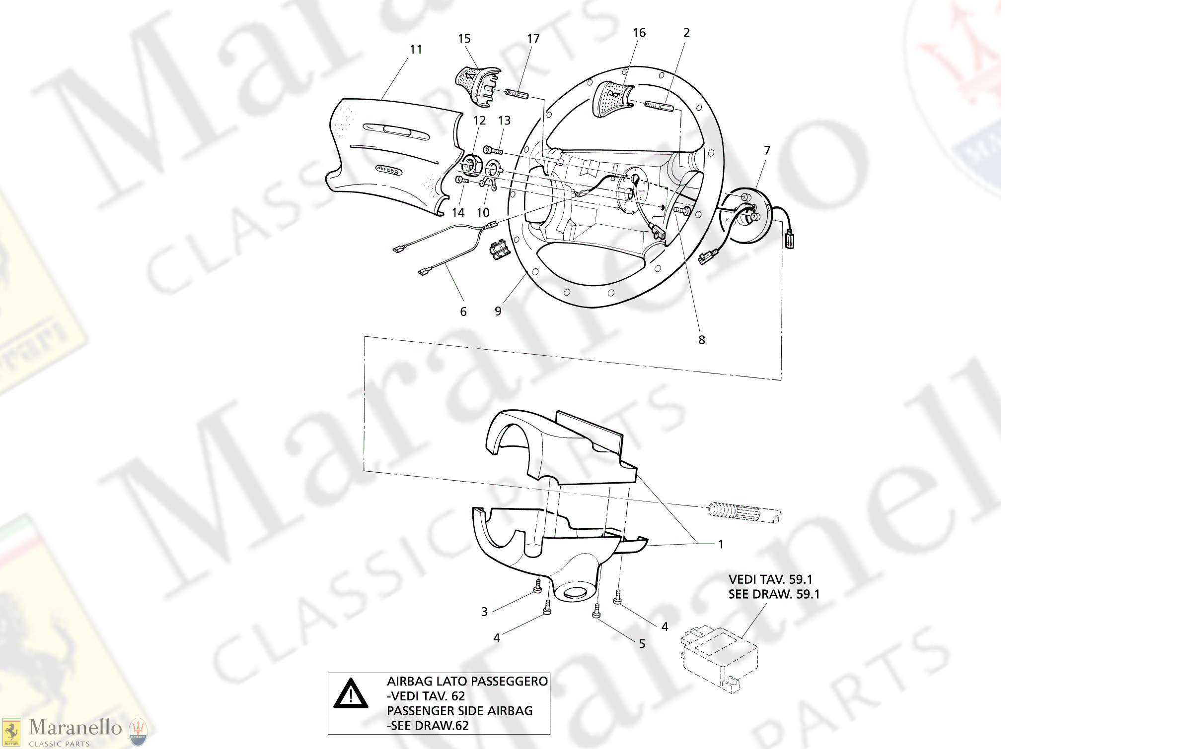 C 31 - Steering Wheel With Airbag