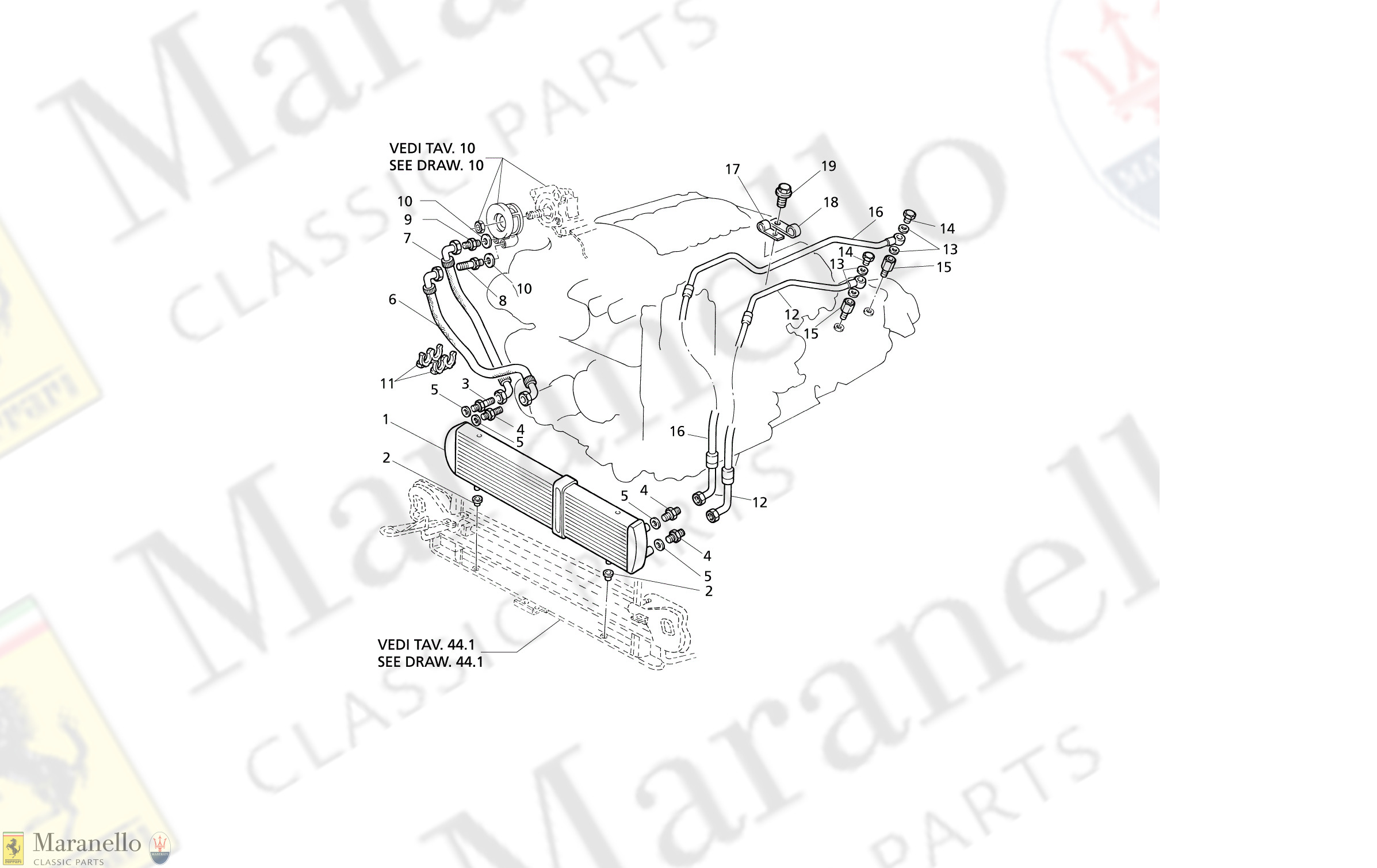 C 10.2 - C 102 - Engine Oil Cooling / At