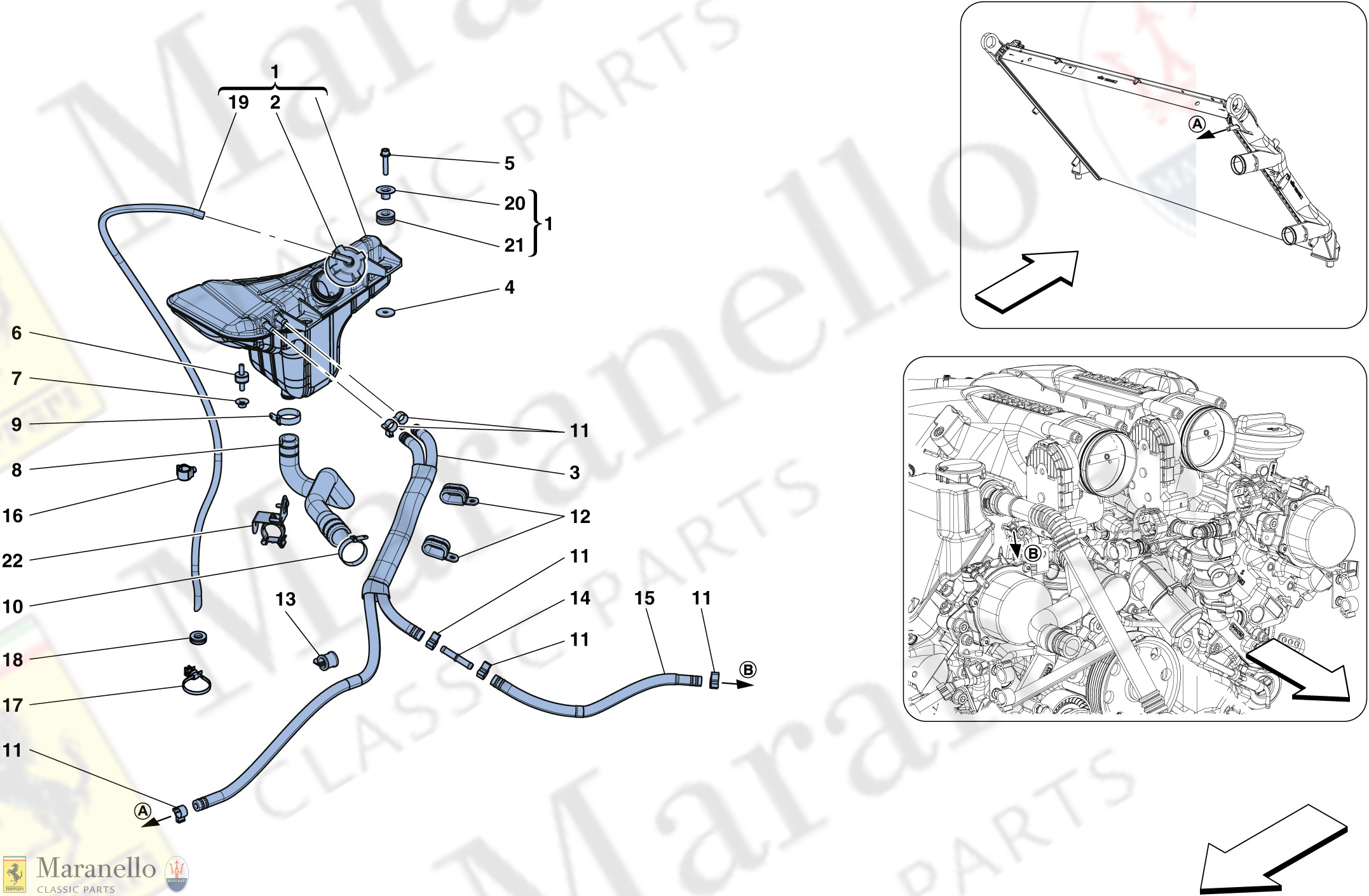 025 - Cooling - Header Tank And Pipes