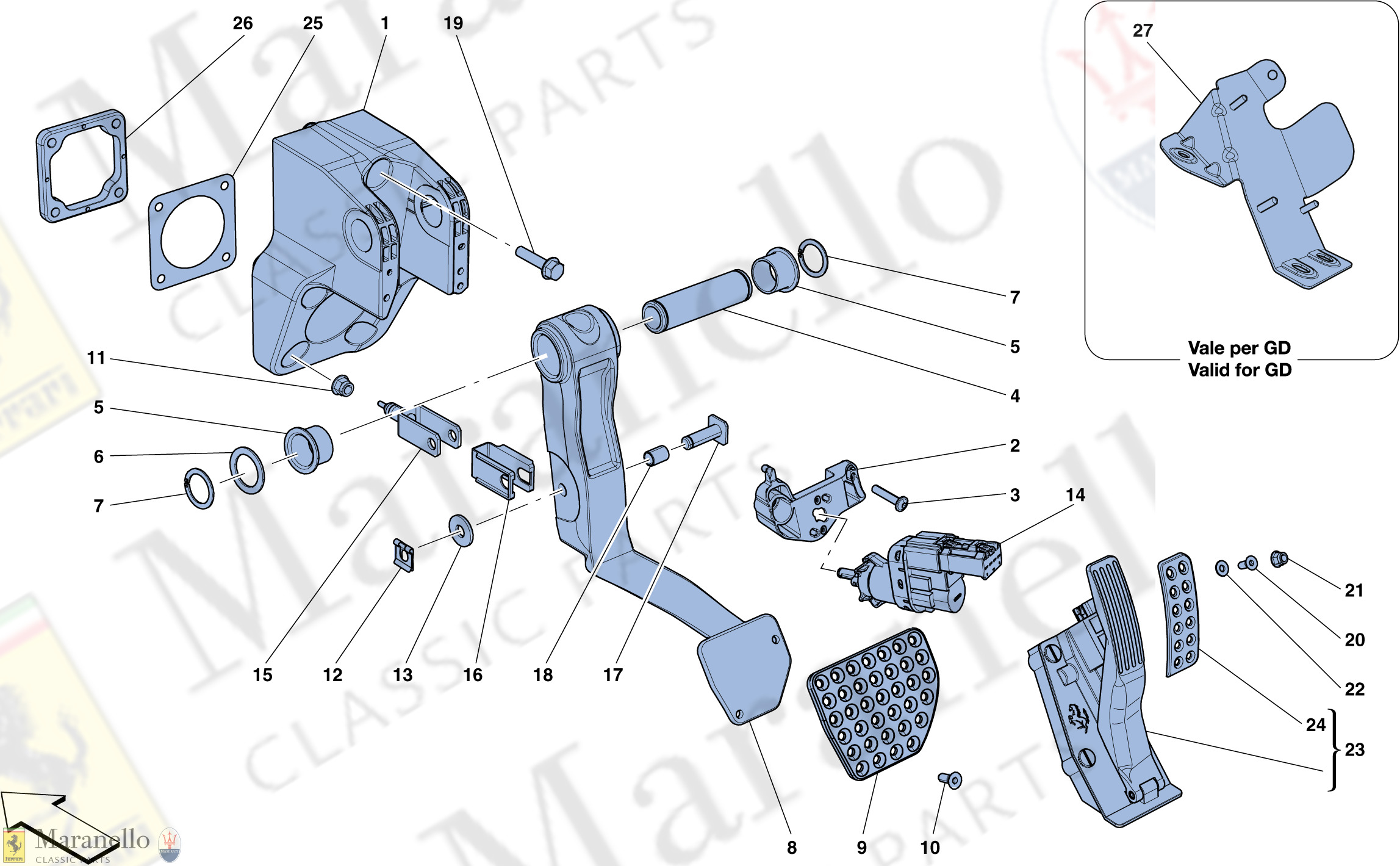 029 - Complete Pedal Board Assembly