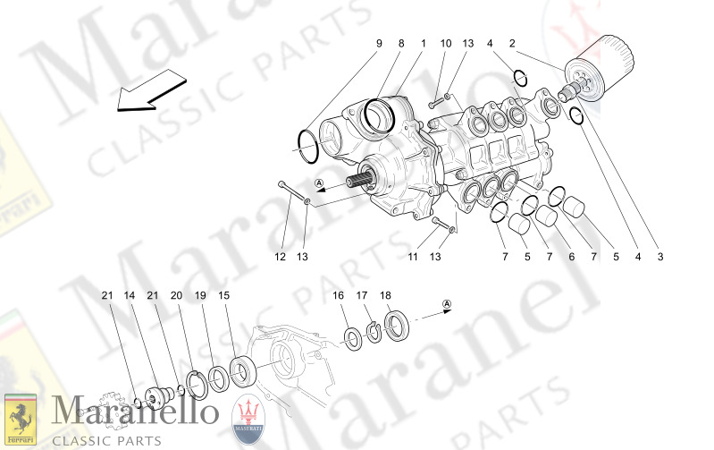 M1.61 - 1 LUBRICATION SYSTEM PUMP AND FILTER