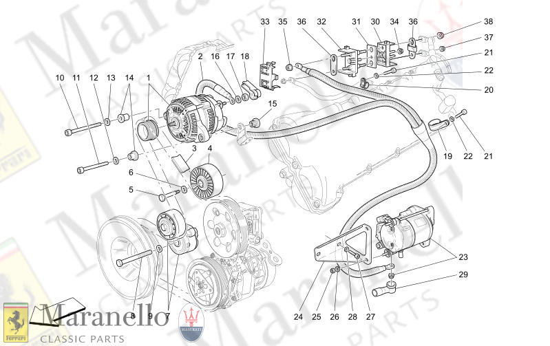 M1.91 - 1 ALTERNATOR AND STARTING MOTOR