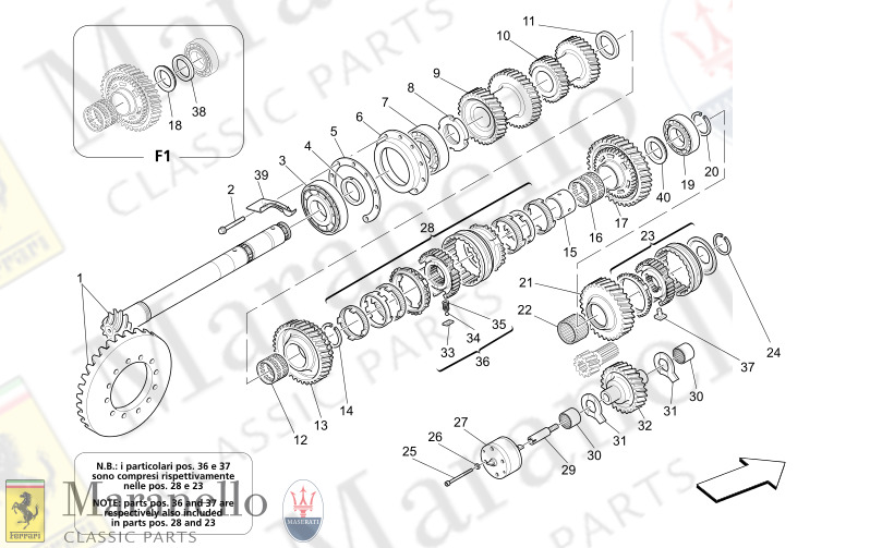 M3.12 - 1 LAY SHAFT GEARS