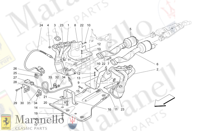 M1.82 - 2 EXHAUST SYSTEM