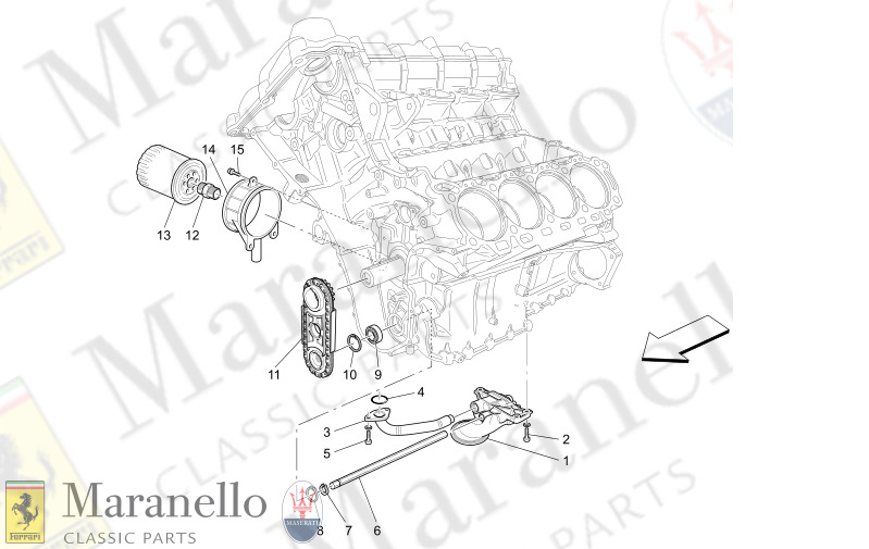 01.61 - 1 LUBRICATION SYSTEM PUMP AND FILTER