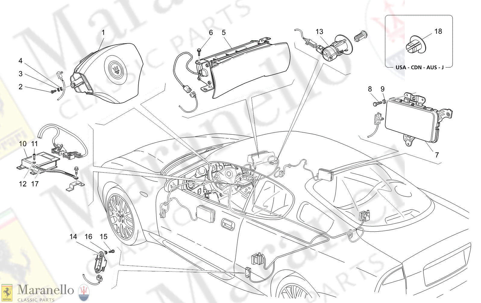 C7.00 - 11 - C700 - 11 Airbag System