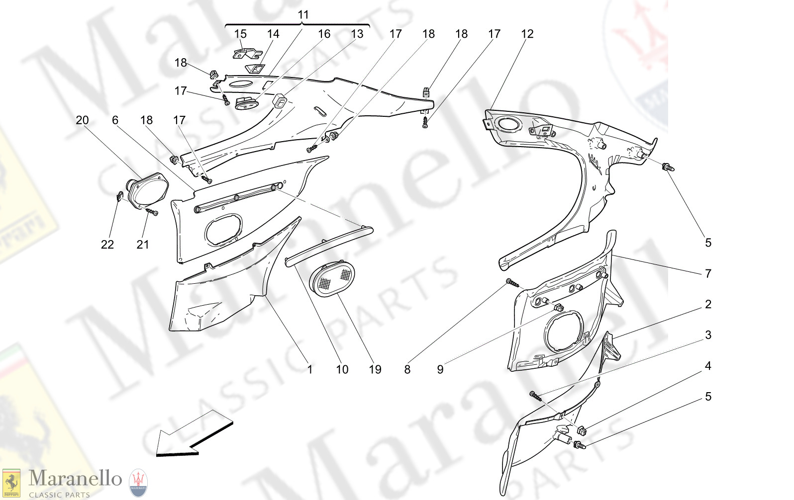 C9.44 - 21 - C944 - 21 Inner Trims