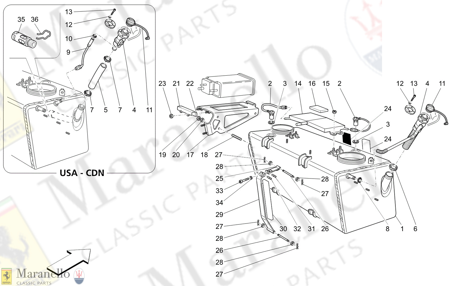 M1.42 - 11 - M142 - 11 Fuel Tank