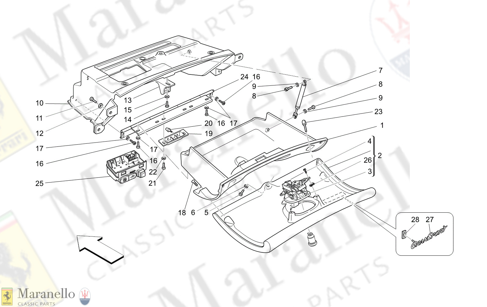 C9.52 - 11 - C952 - 11 Glove Compartments