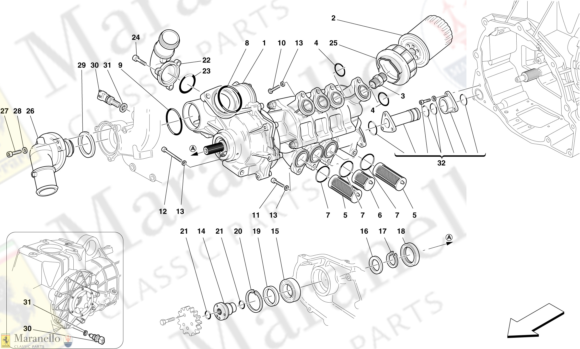 022 - Oil / Water Pump