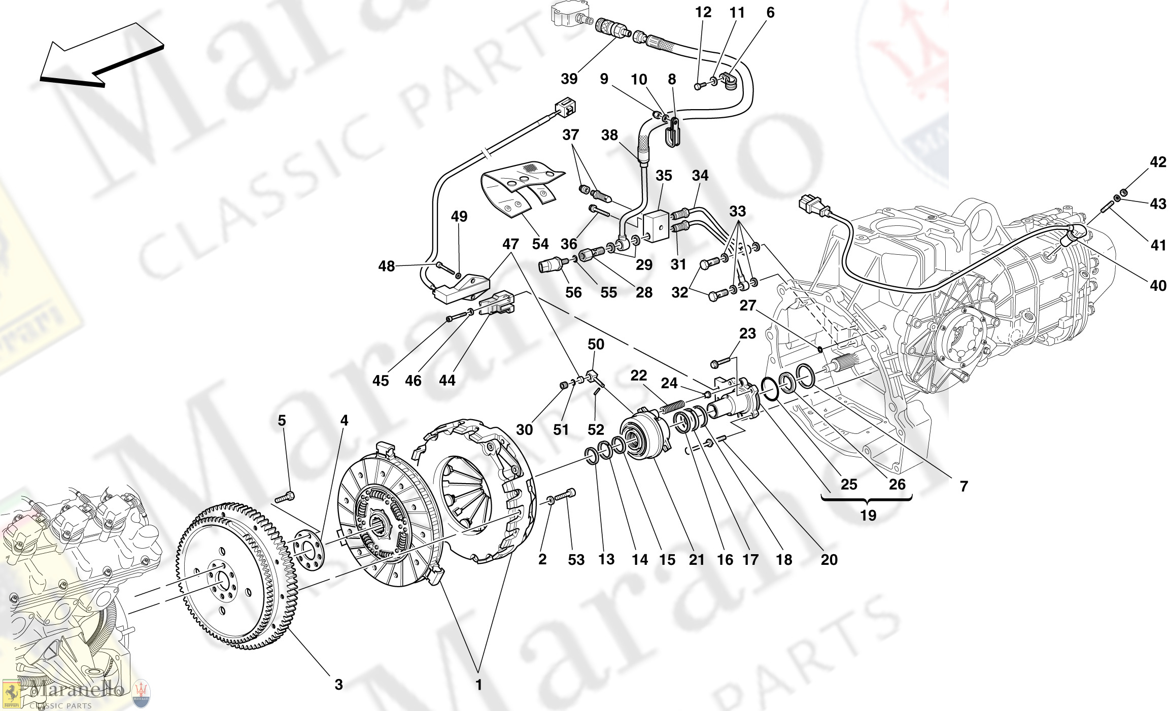 026 - Clutch And Controls -Applicable For F1-