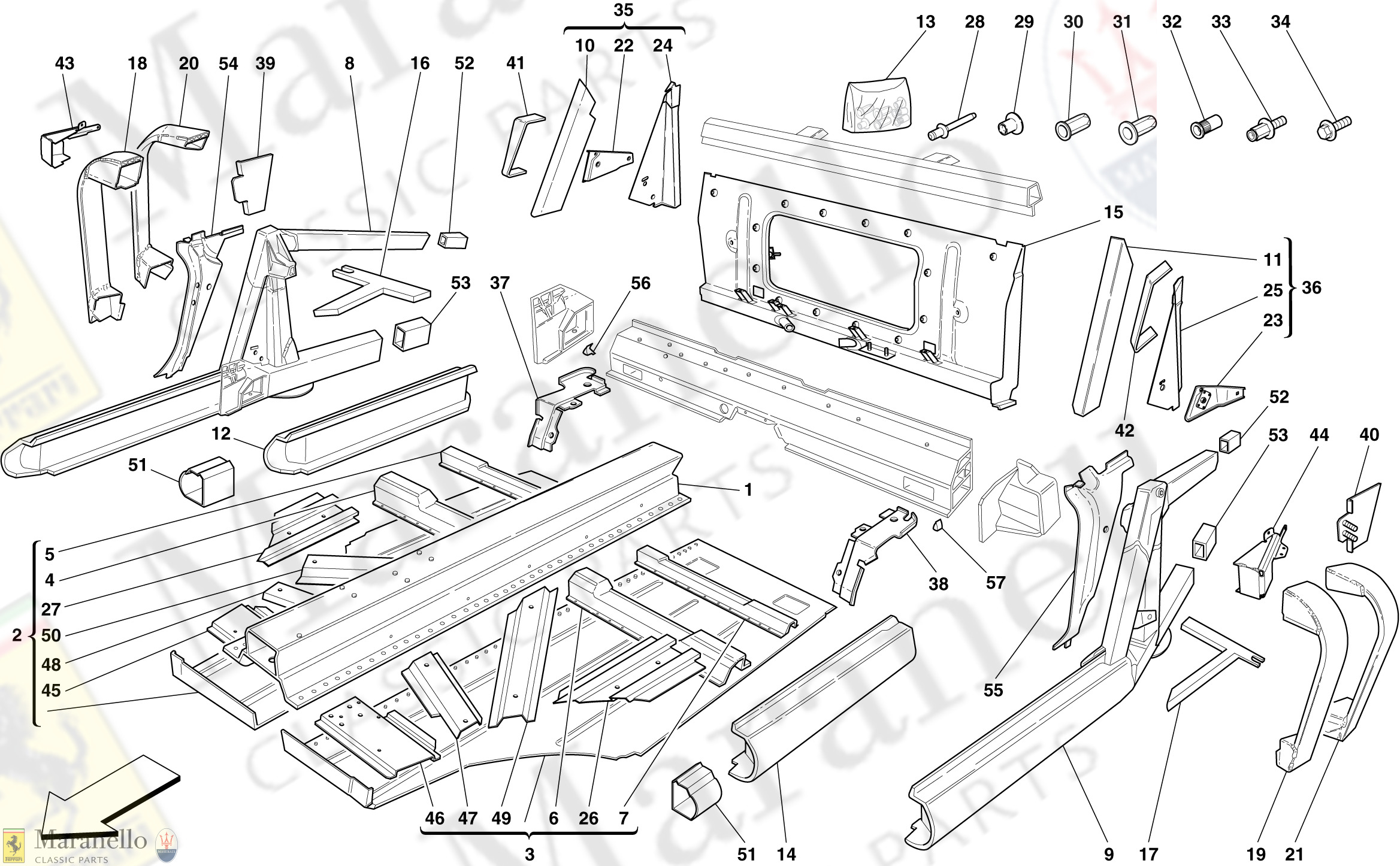 104 - Central Elements And Panels