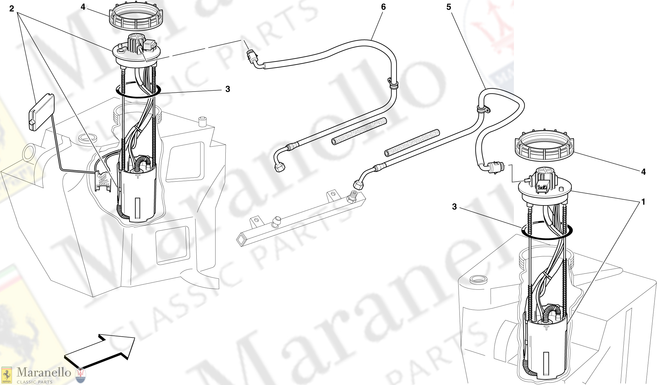 010 - Fuel Pumps And Lines -Not For Spider 16M-