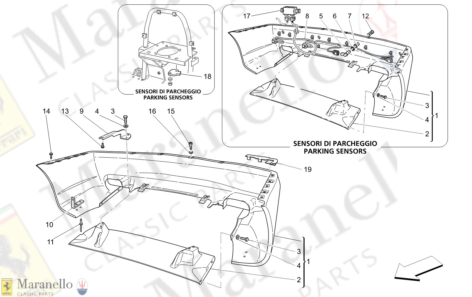 C9.11 - 13 - C911 - 13 Rear Bumper