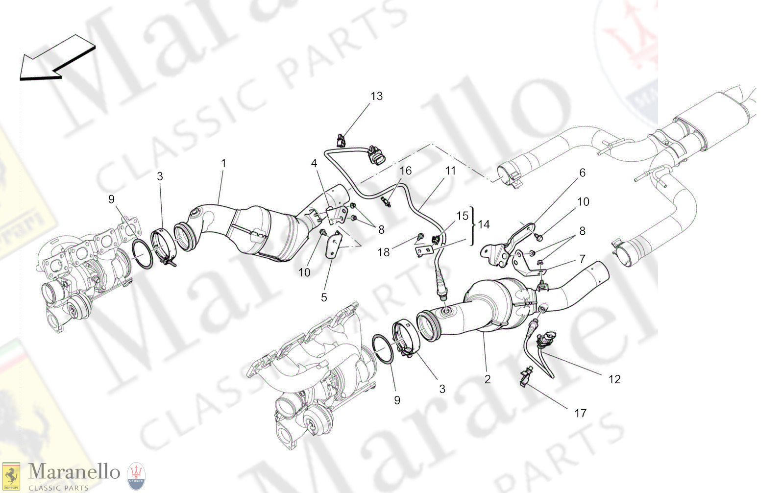 01.80 - 1 - 0180 - 1 Pre-Catalytic Converters And Catalytic Converters