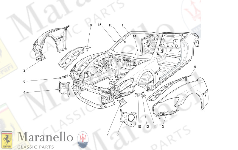 09.00 - 1 BODYWORK AND FRONT OUTER TRIM PANELS