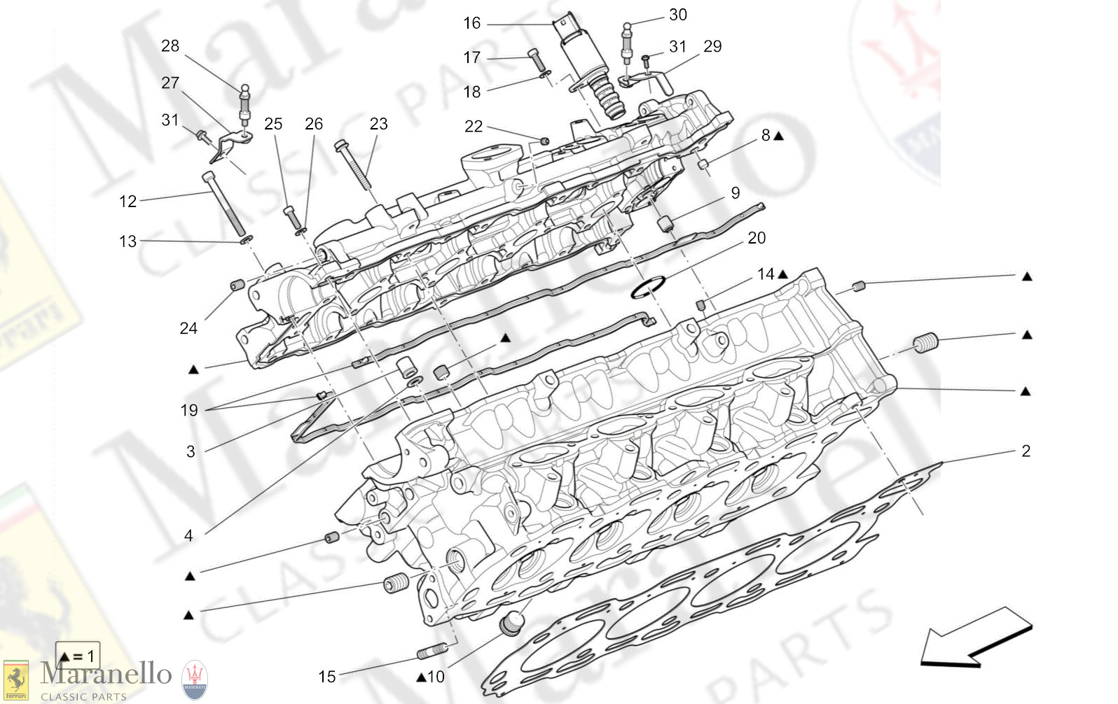 01.20 - 1 - 0120 - 1 Rh Cylinder Head