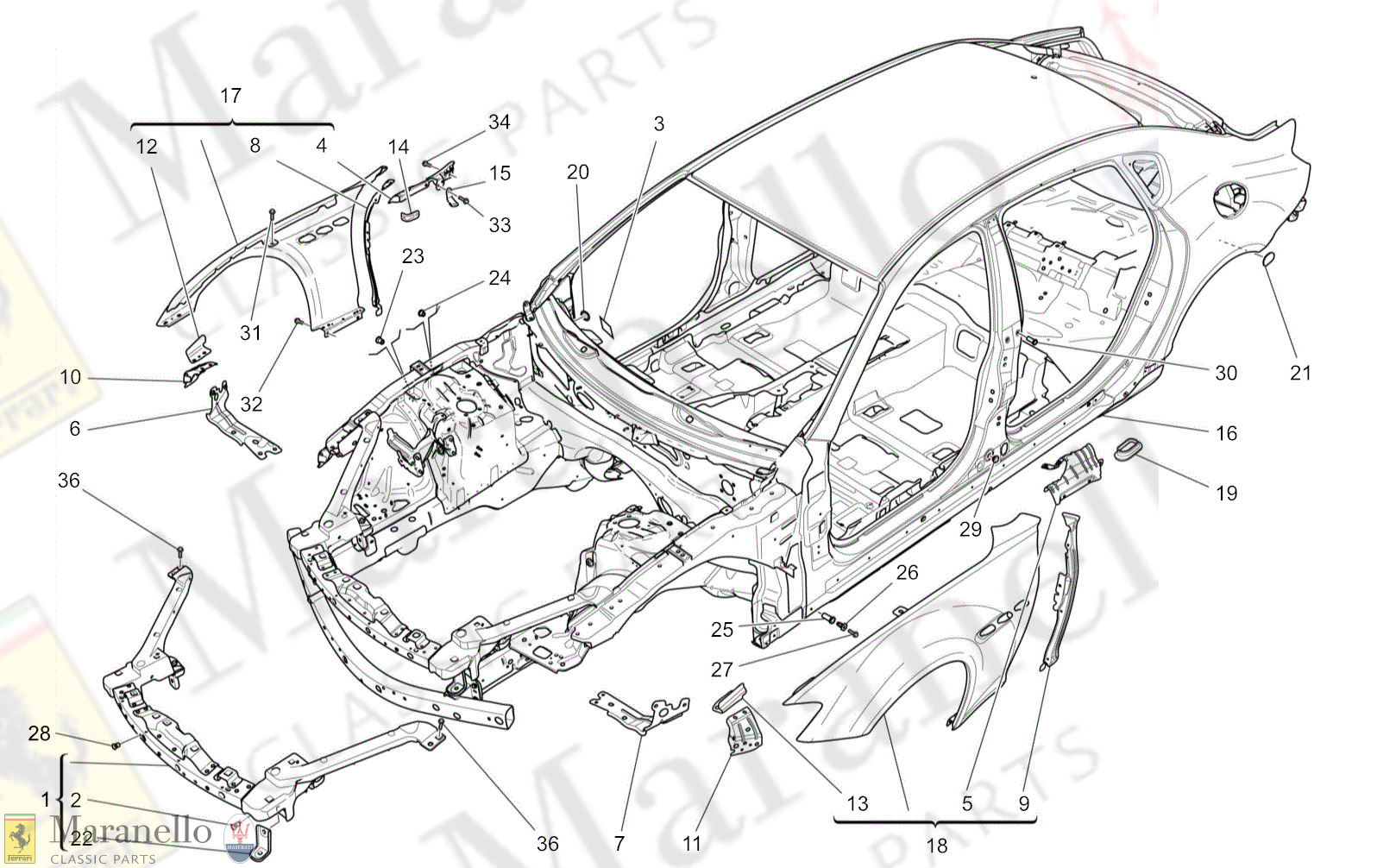 09.00 - 1 - 0900 - 1 Bodywork And Front Outer Trim Panels