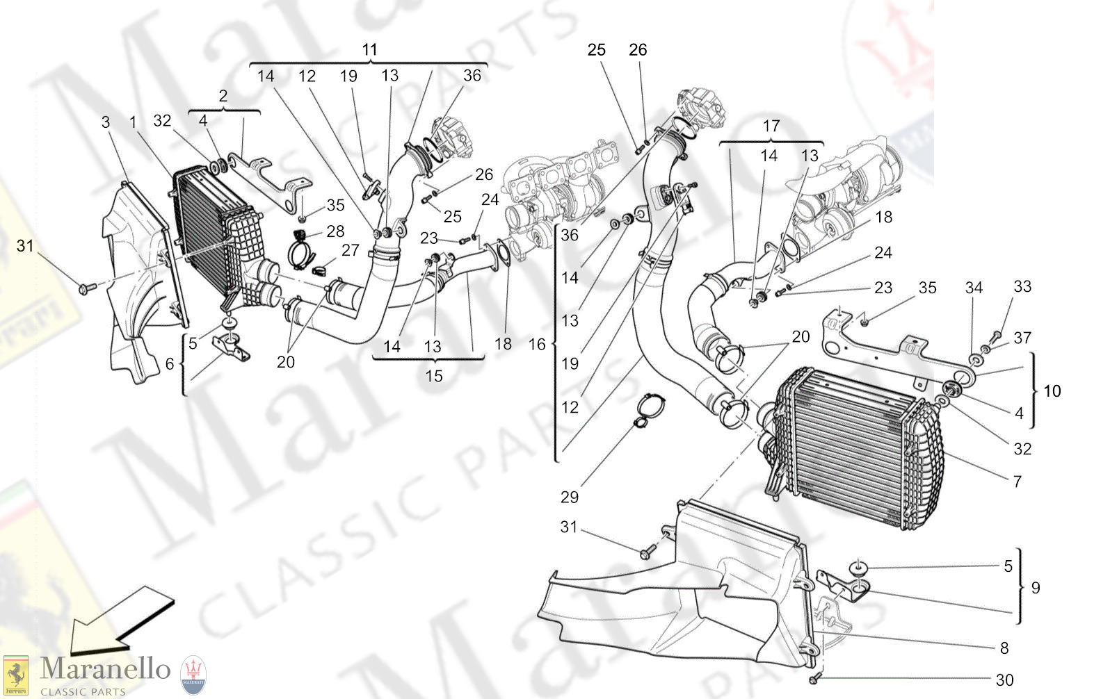 01.32 - 1 - 0132 - 1 Intercooler System