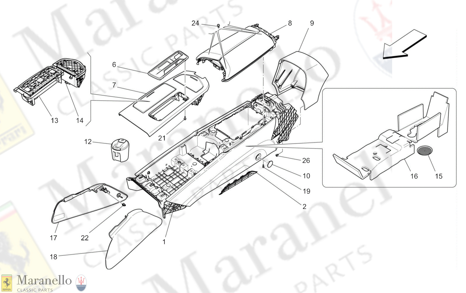 09.51 - 1 - 0951 - 1 Accessory Console And Centre Console