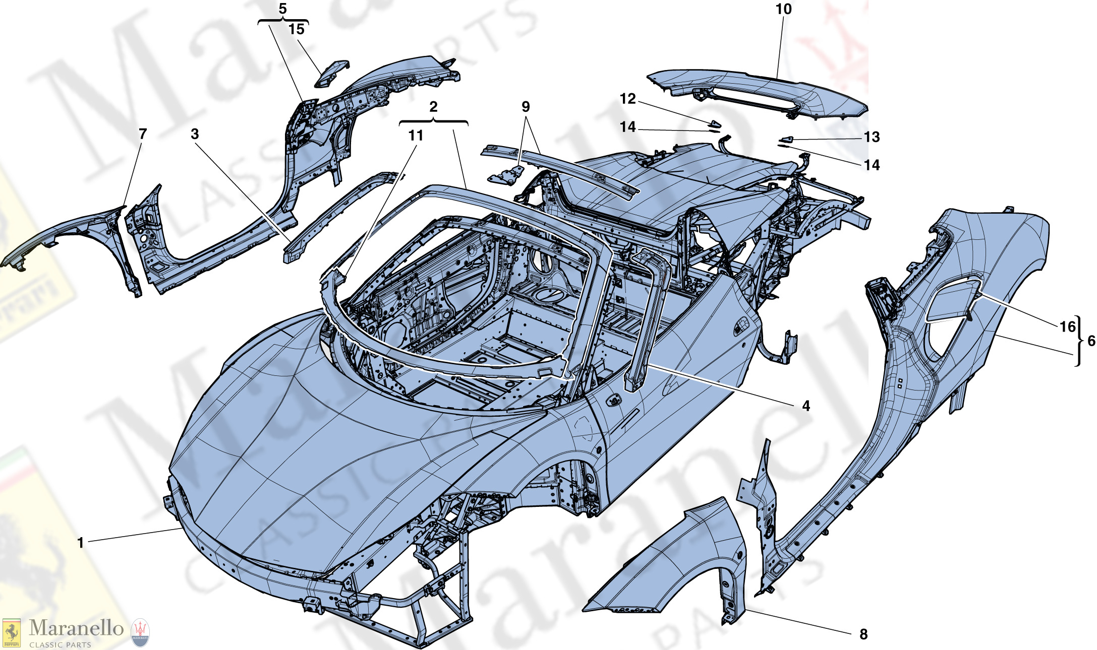 100 - Bodyshell - External Trim