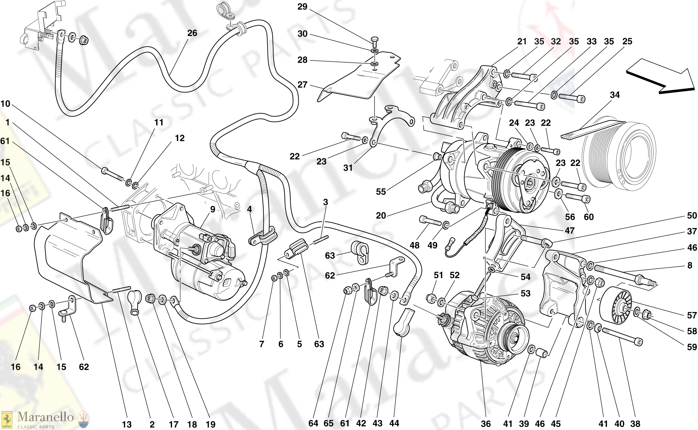 061 - Alternator - Starter Motor - Ac Compressor