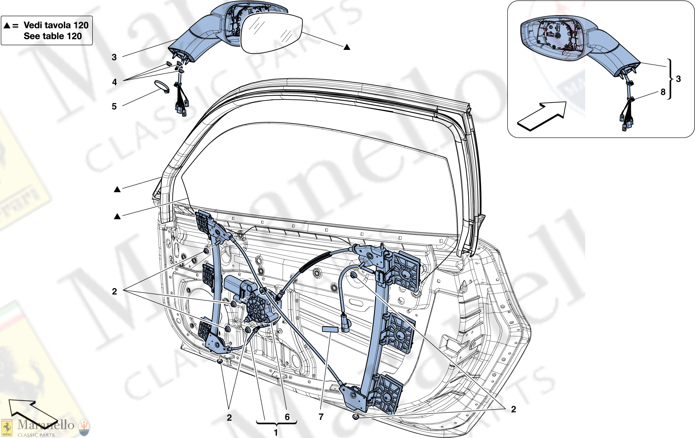 116 - Doors - Power Window And Rear View Mirror