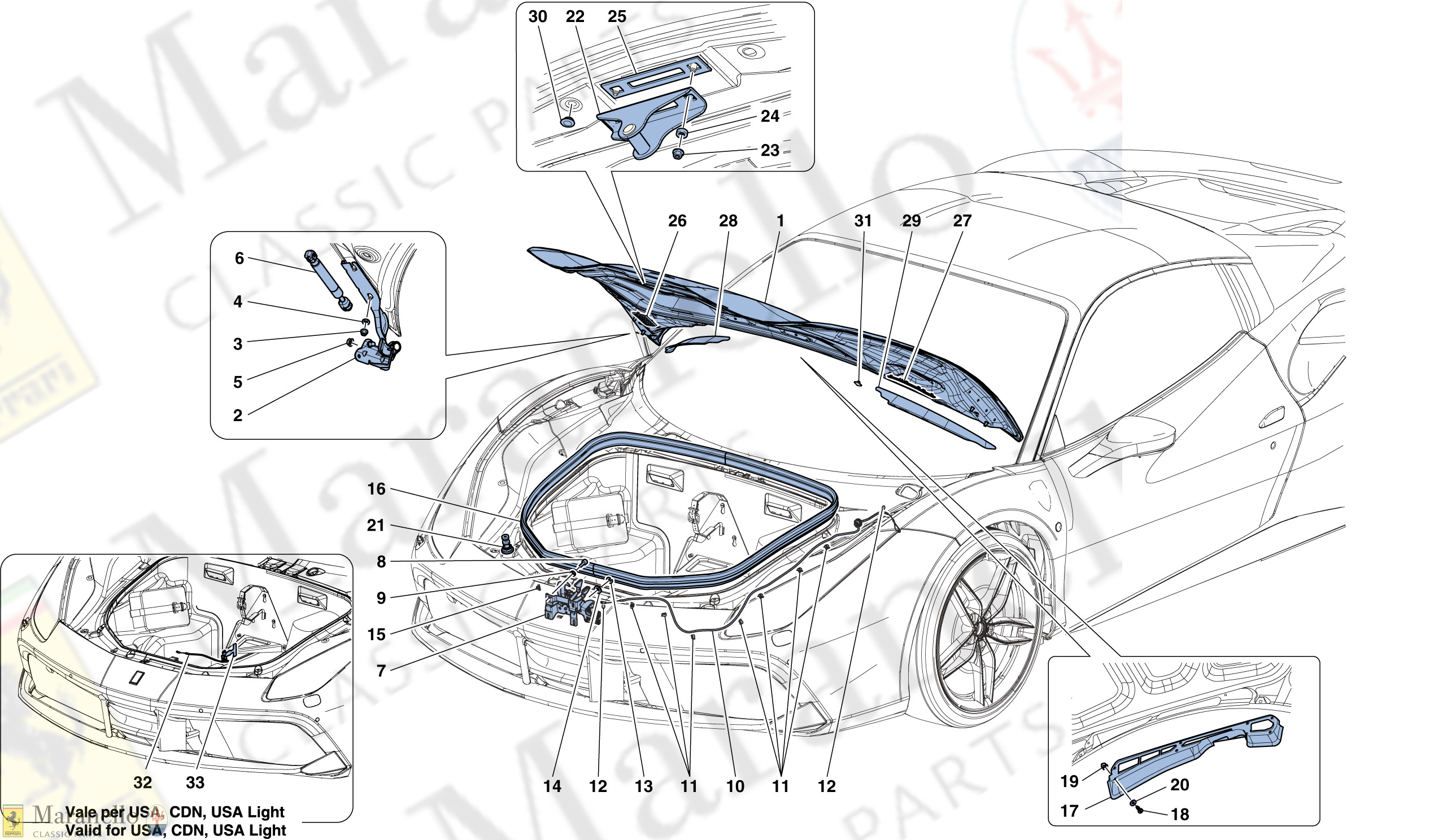 111 - Front Lid And Opening Mechanism