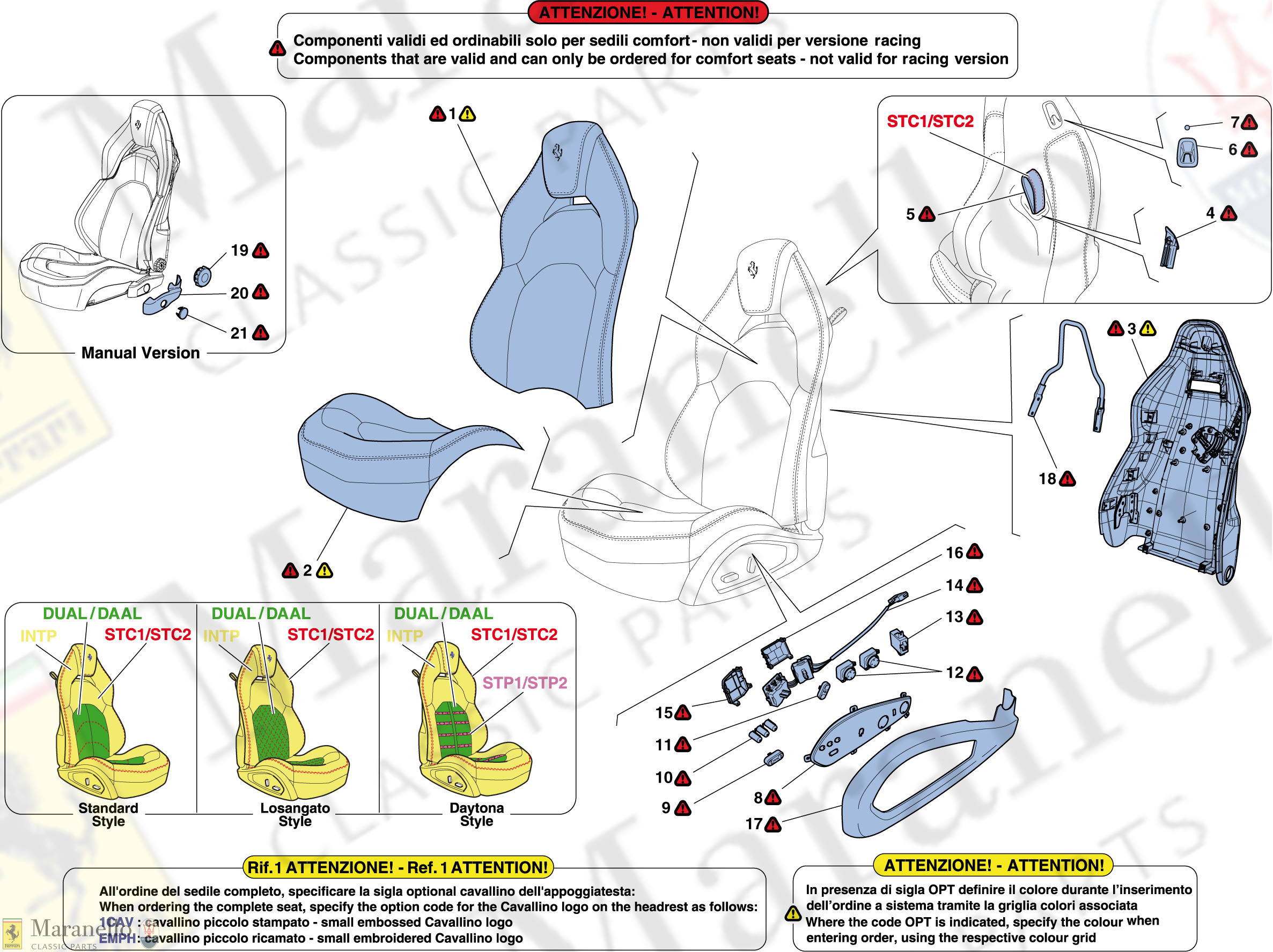 122 - Seats - Upholstery And Accessories