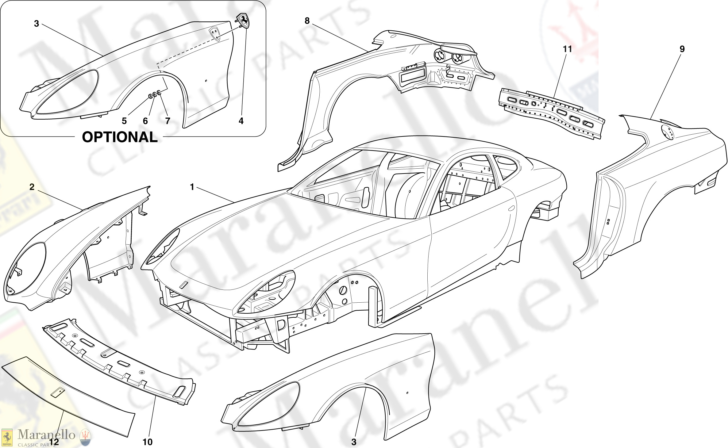 100 - Bodyshell - External Trim