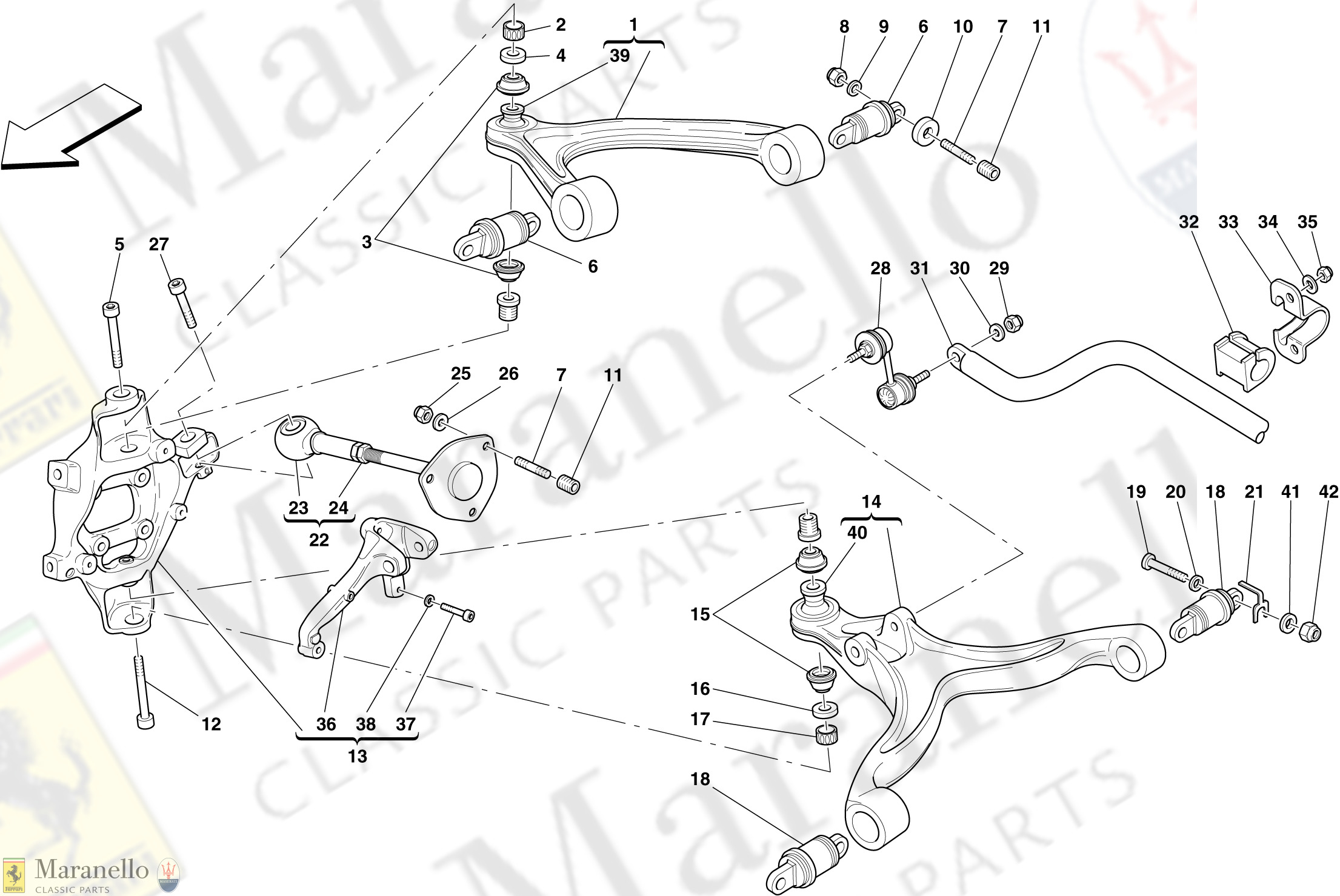 057 - Rear Suspension - Arms And Stabiliser Bar