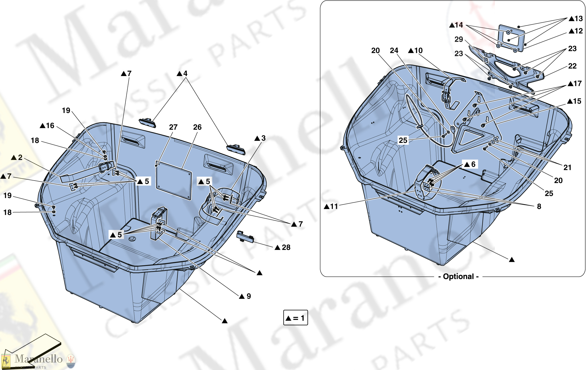 108 - Front Compartment Trim