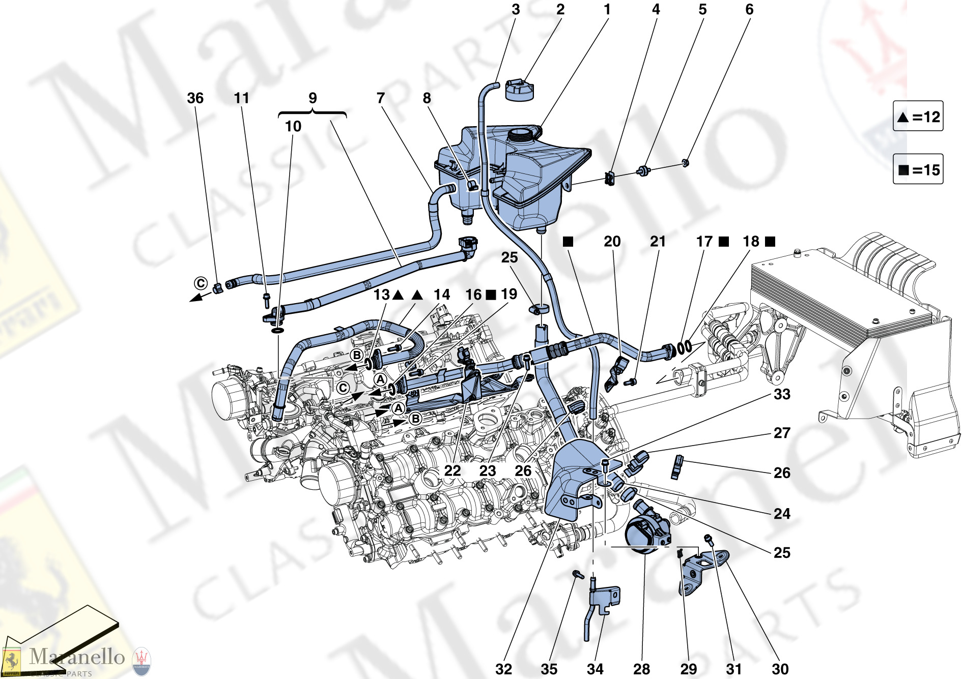 024 - Cooling - Header Tank And Pipes