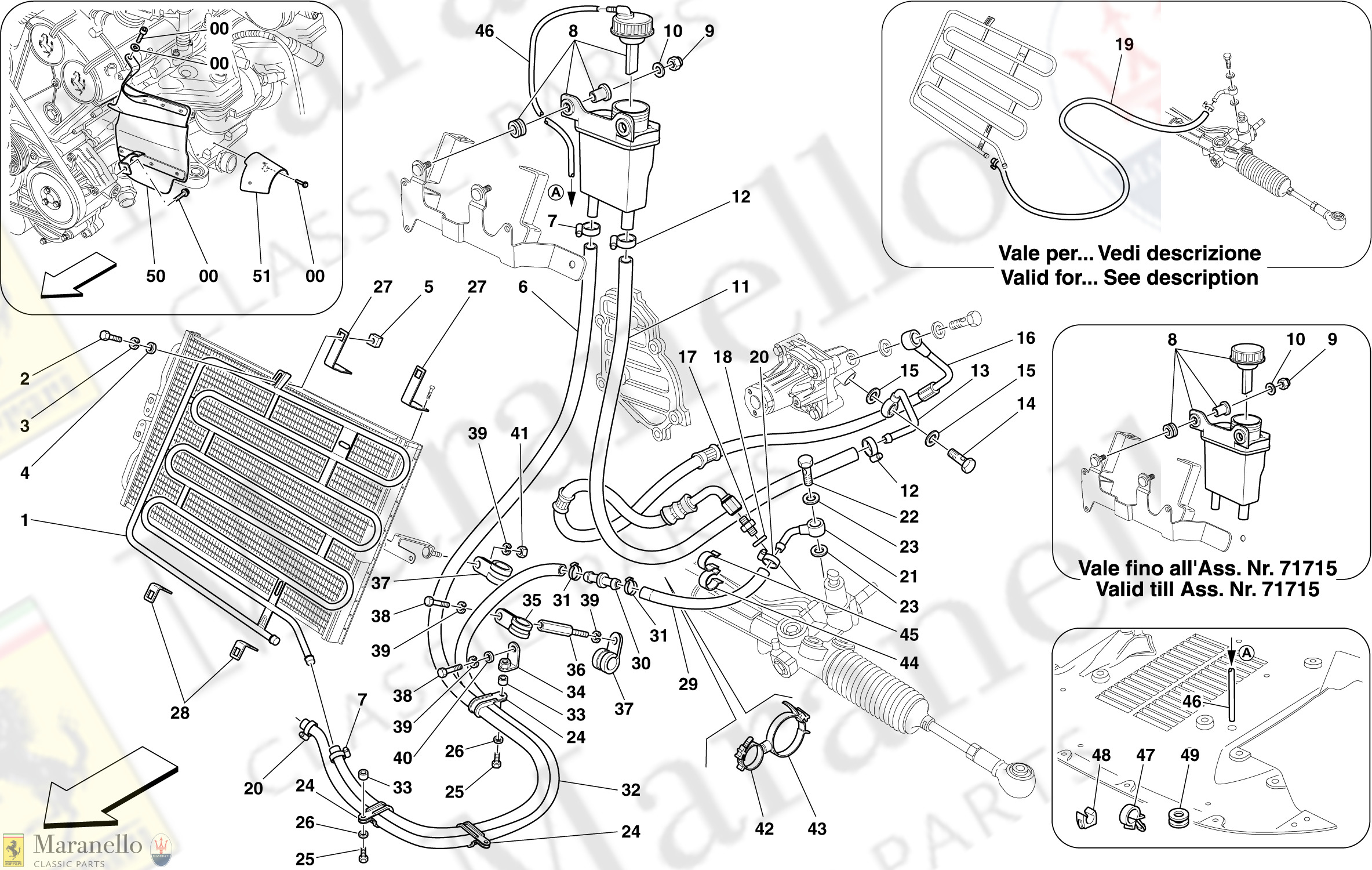 051 - Hydraulic Fluid Reservoir For Power Steering System And Coil