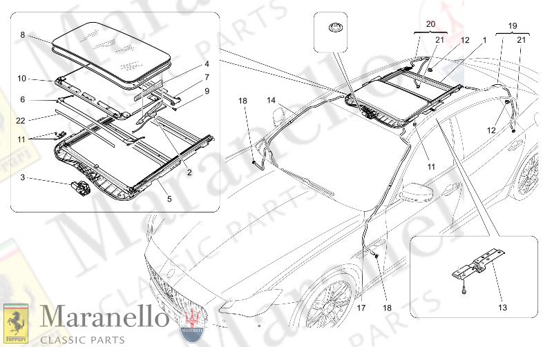 09.71 - 1 SUNROOF      Available with Power Sunroo