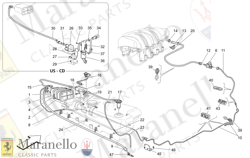 01.44 - 1 FUEL VAPOUR RECIRCULATION SYSTEM