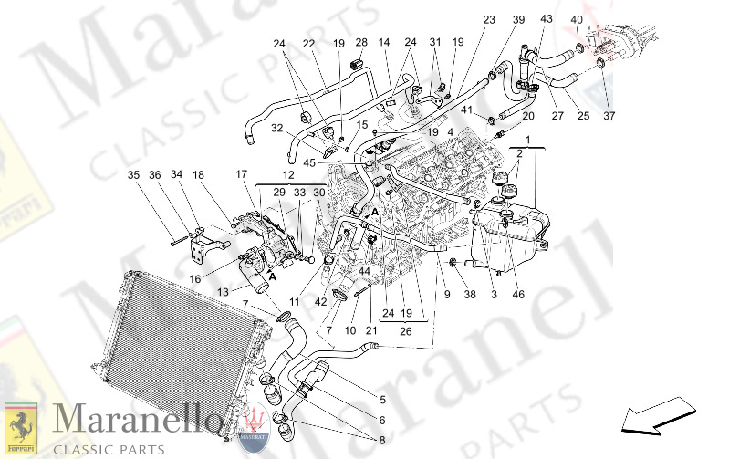 01.71 - 4 COOLING SYSTEM NOURICE AND LINES       N