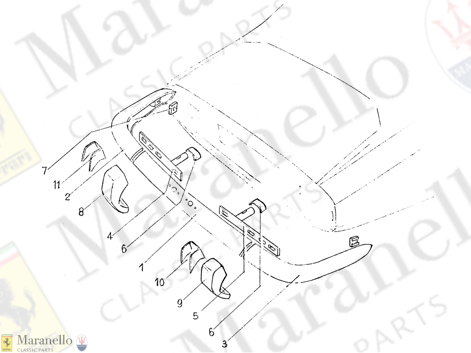 310 - Rear Bumper Components