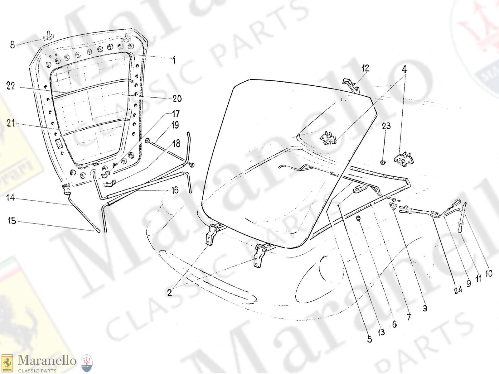 305 - Bonnet Components