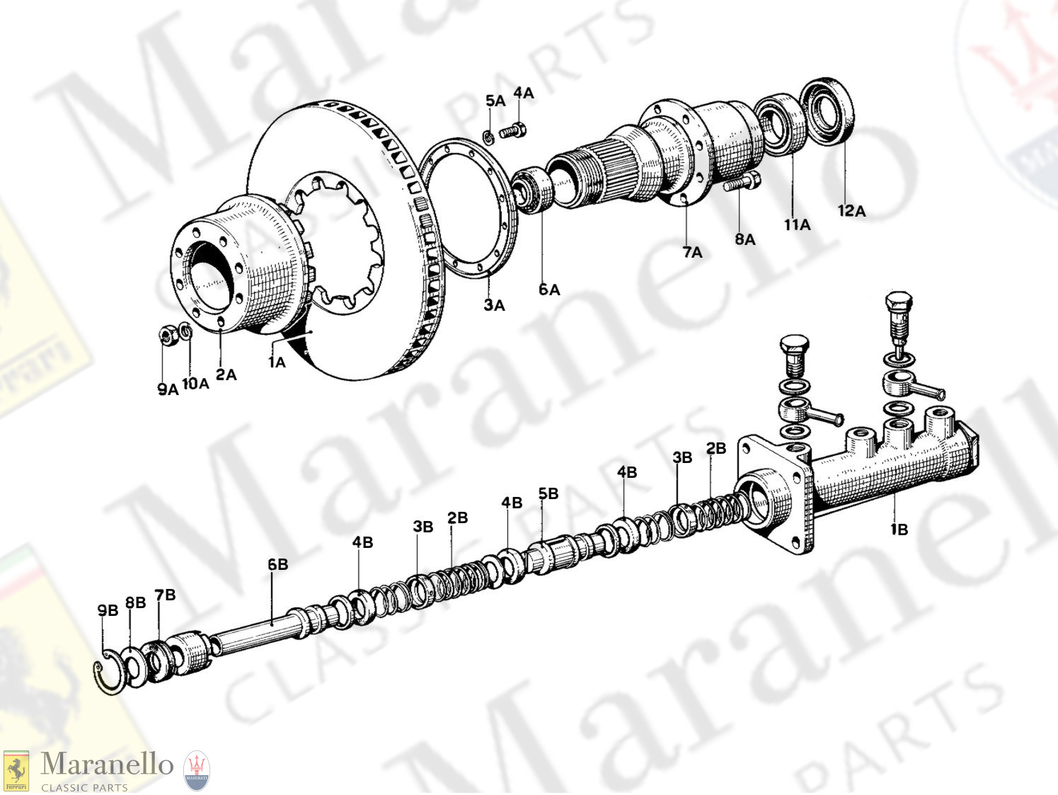 035 - Front Brake Disc & Master-Cylinder