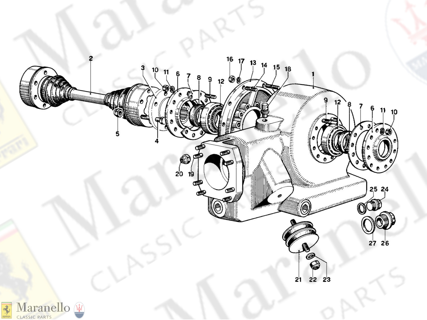 Ferrari Part 125077 Oil Seal Maranello Classic Parts 2682