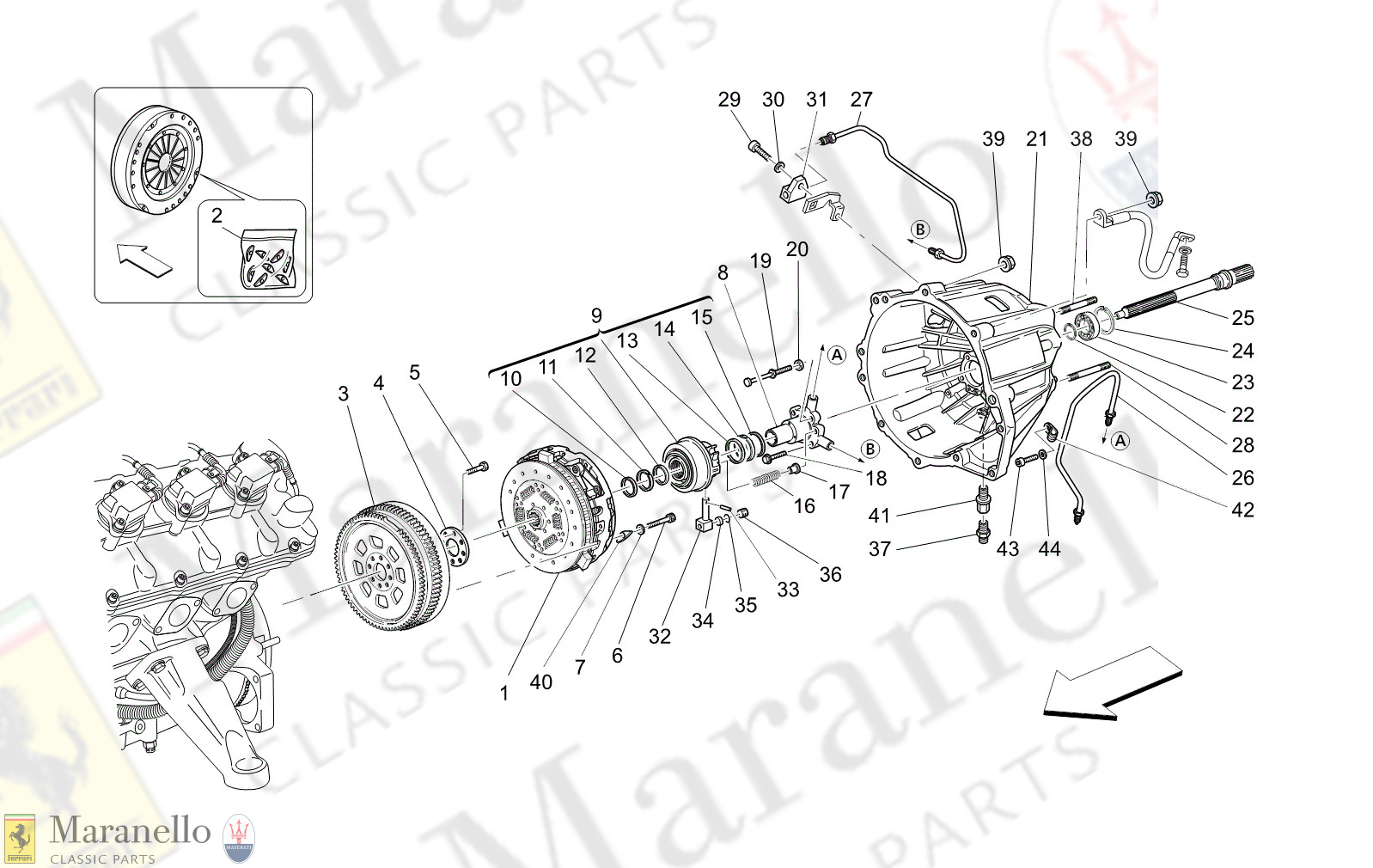 02.11 - 14 - 0211 - 14 Friction Discs And Housing For F1 Gearbox