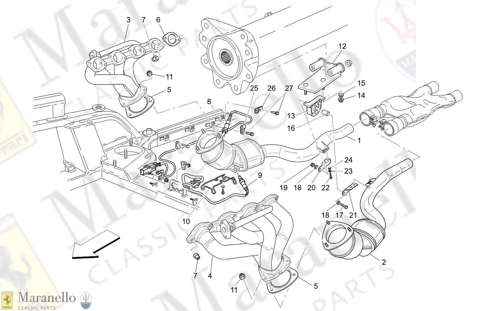 01.80 - 13 - 0180 - 13 Pre-Catalytic Converters And Catalytic Converters