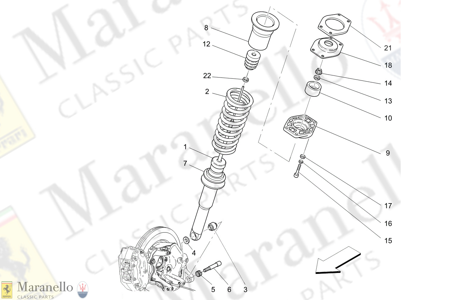 06.21 - 14 - 0621 - 14 Rear Shock Absorber Devices